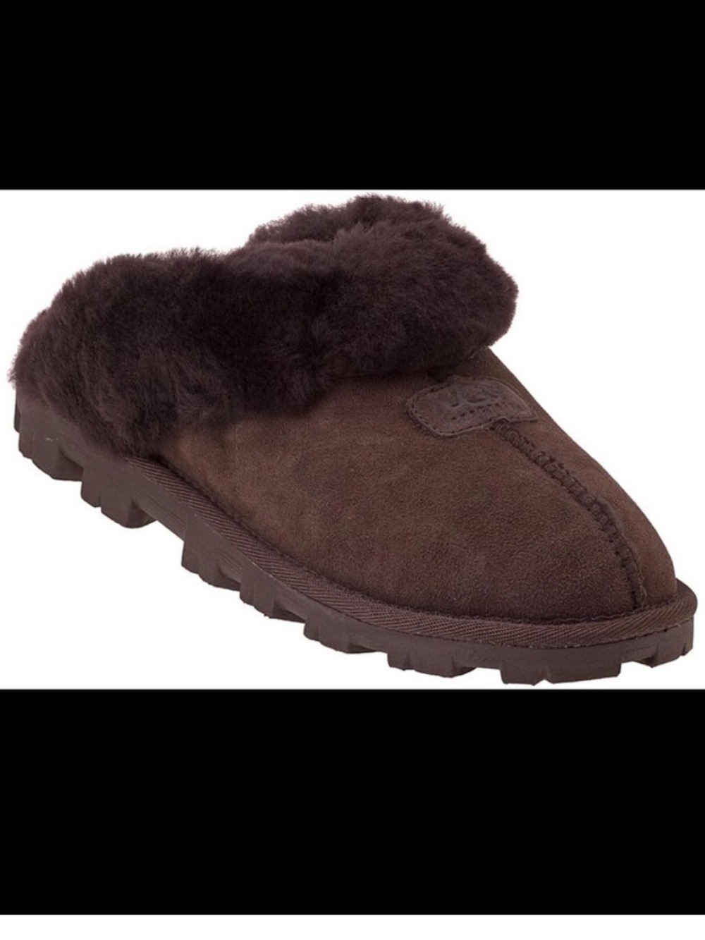 UGG Coquette Brown Sheepskin Slippers Women’s